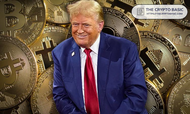 特朗普手持比特币的雕像在美国国会大厦附近露面