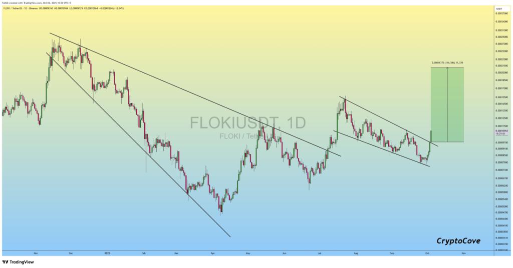 为什么今天 Floki Inu 的价格在上涨?